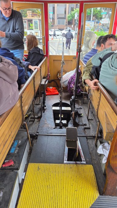 Inside Cable Car